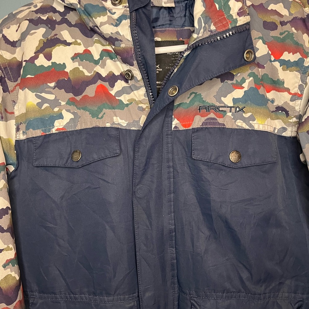 Arctix Men's Camouflage Ski Jacket - Navy and Multicolor